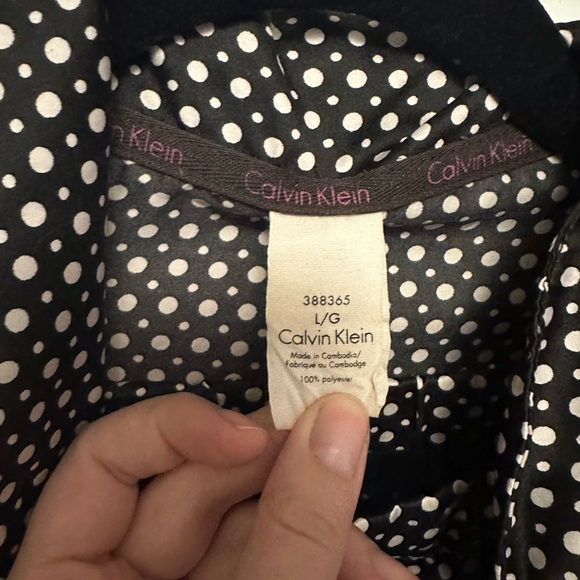 CK B&W Polka Dot Pajamas - Picture 2 of 3